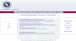 Desktop Screenshot of finance.accounts.jobs.sumedhaconsultancy.com